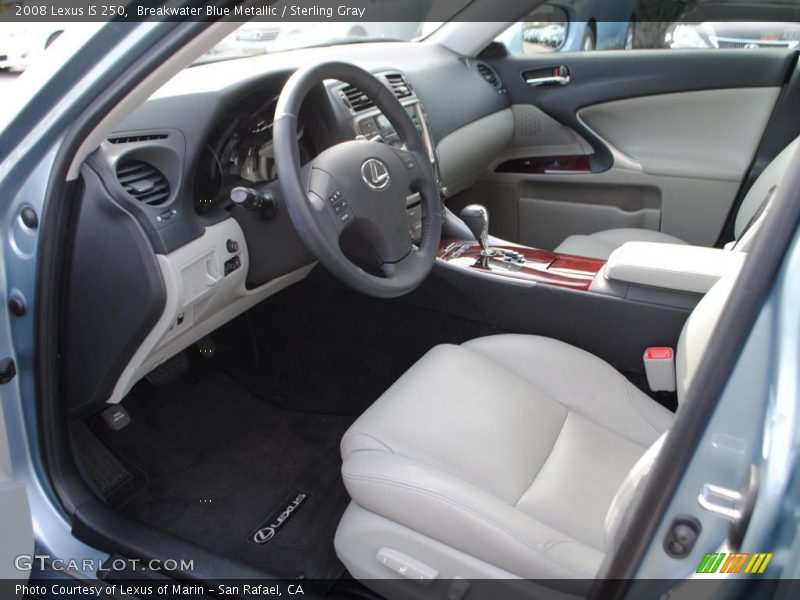 Breakwater Blue Metallic / Sterling Gray 2008 Lexus IS 250