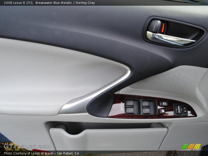 Breakwater Blue Metallic / Sterling Gray 2008 Lexus IS 250