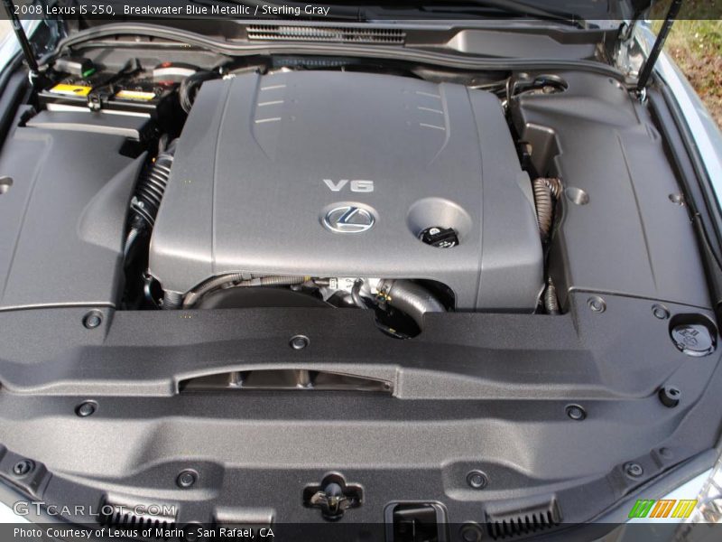 Breakwater Blue Metallic / Sterling Gray 2008 Lexus IS 250