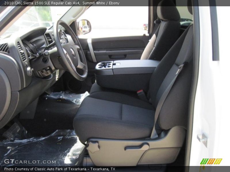 Summit White / Ebony 2010 GMC Sierra 1500 SLE Regular Cab 4x4