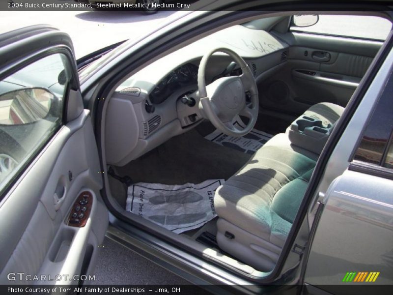 Steelmist Metallic / Medium Gray 2004 Buick Century Standard