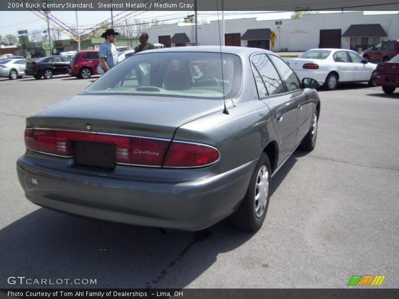 Steelmist Metallic / Medium Gray 2004 Buick Century Standard