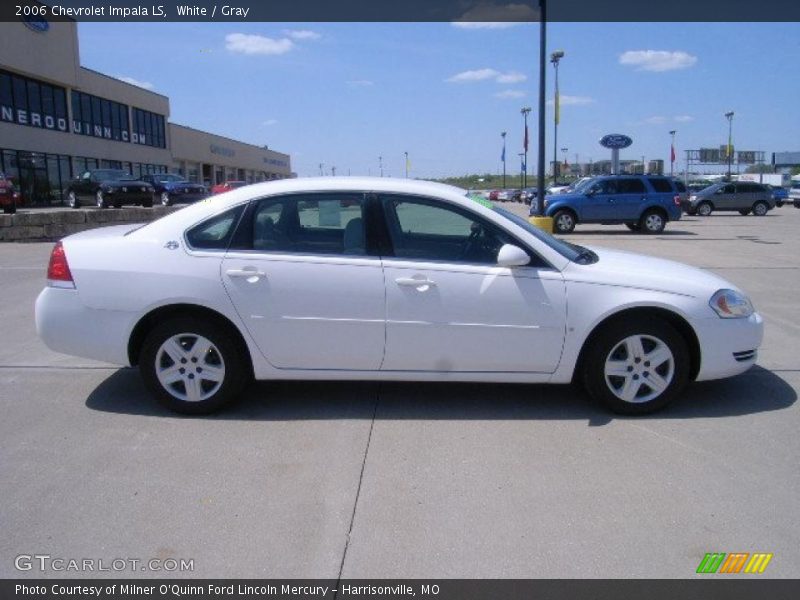 White / Gray 2006 Chevrolet Impala LS