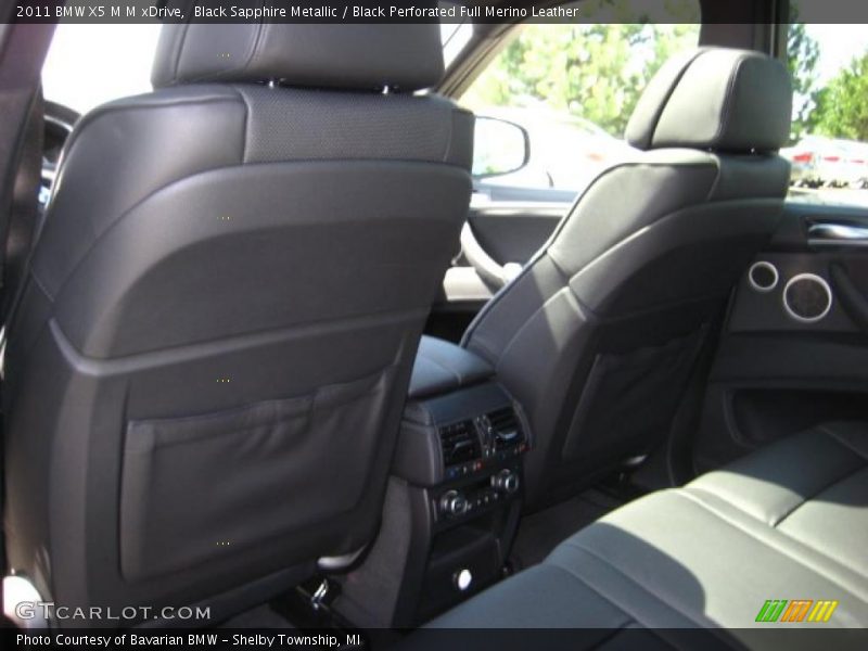 Black Sapphire Metallic / Black Perforated Full Merino Leather 2011 BMW X5 M M xDrive