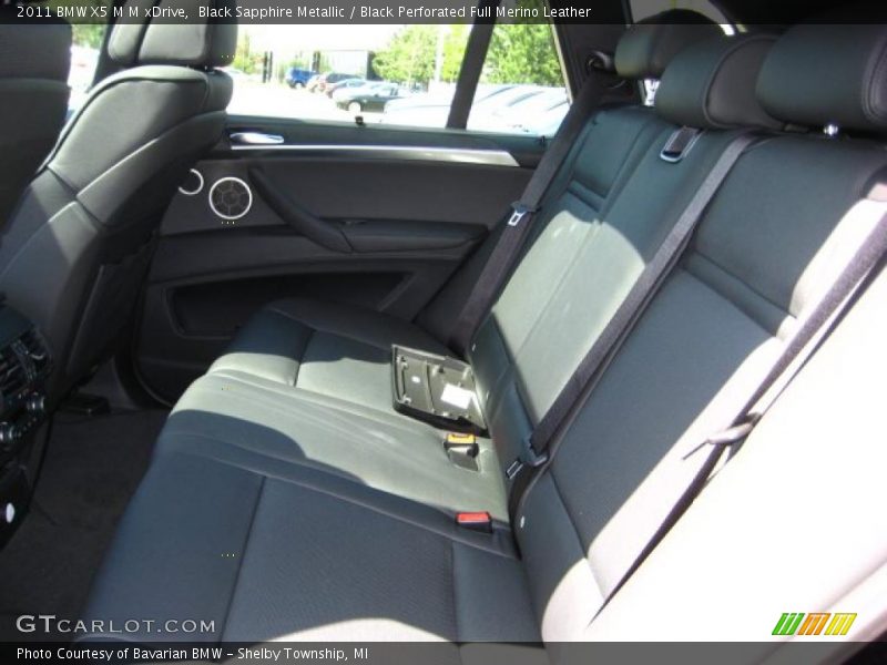 Black Sapphire Metallic / Black Perforated Full Merino Leather 2011 BMW X5 M M xDrive