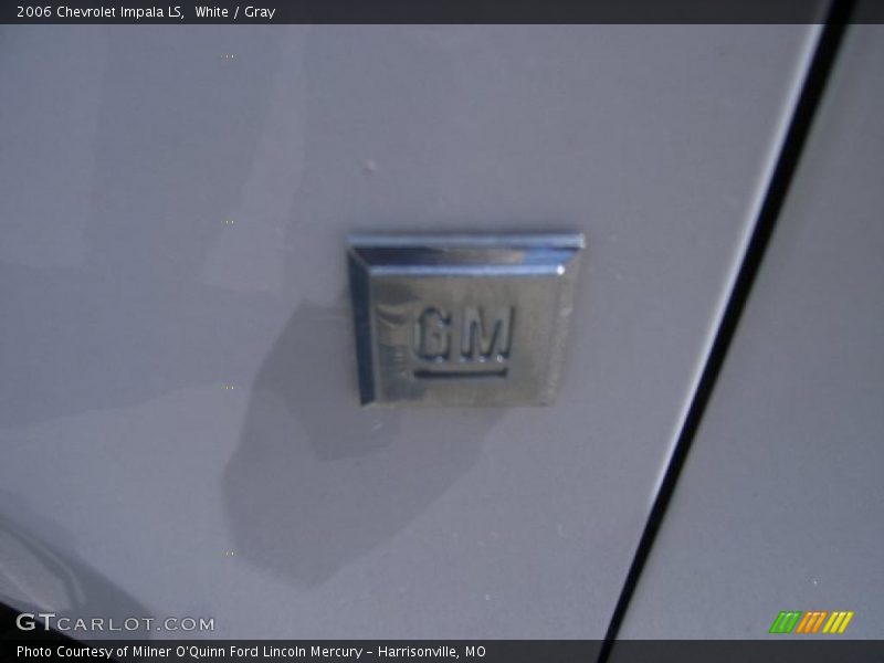 White / Gray 2006 Chevrolet Impala LS