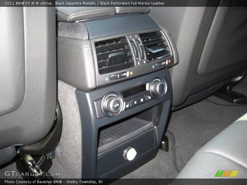 Black Sapphire Metallic / Black Perforated Full Merino Leather 2011 BMW X5 M M xDrive