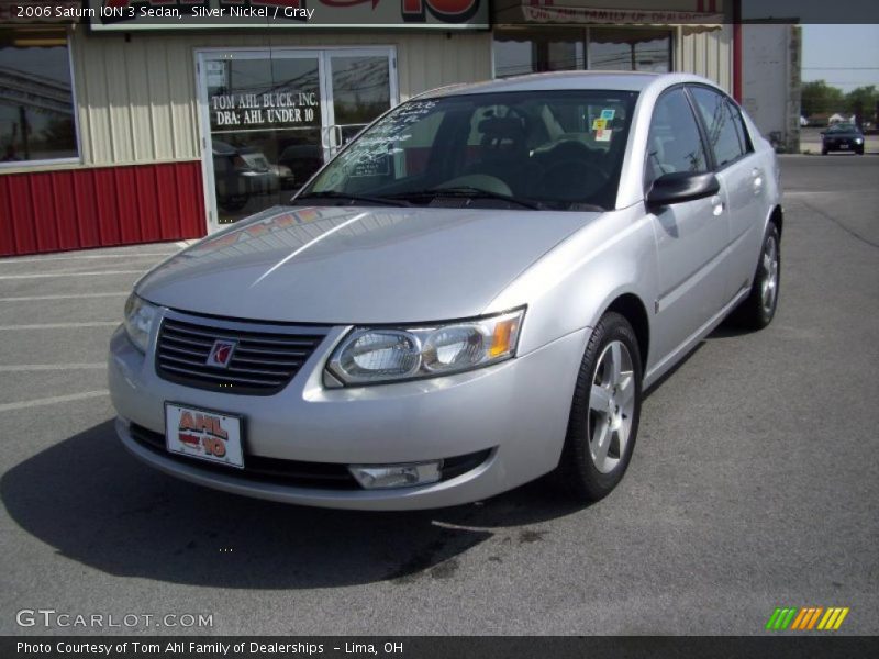 Silver Nickel / Gray 2006 Saturn ION 3 Sedan