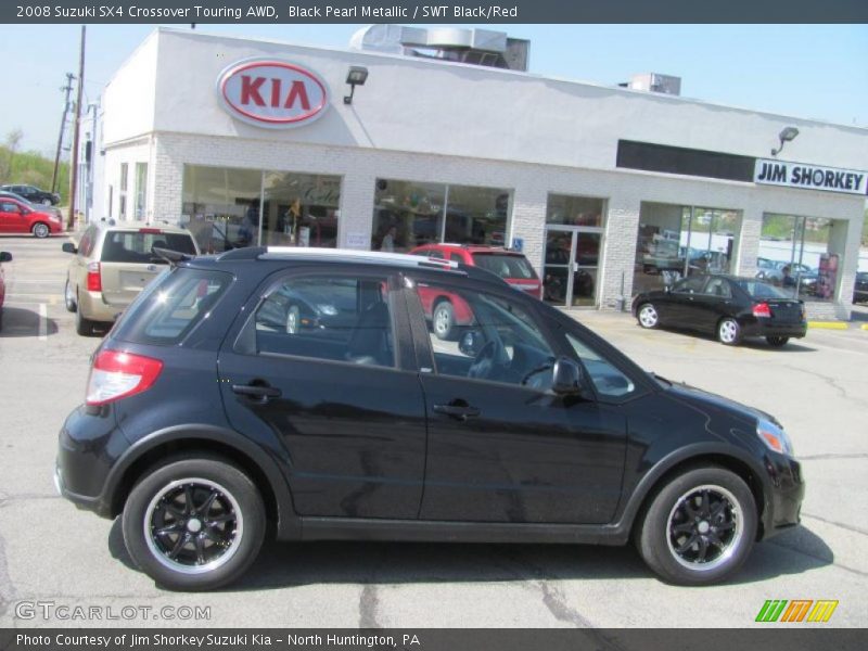 Black Pearl Metallic / SWT Black/Red 2008 Suzuki SX4 Crossover Touring AWD