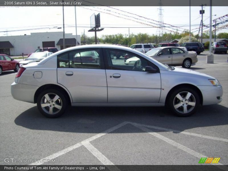 Silver Nickel / Gray 2006 Saturn ION 3 Sedan