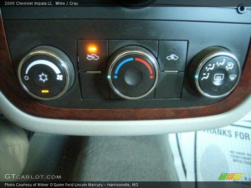 White / Gray 2006 Chevrolet Impala LS