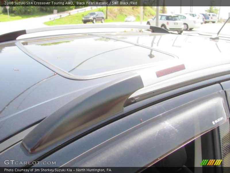 Black Pearl Metallic / SWT Black/Red 2008 Suzuki SX4 Crossover Touring AWD