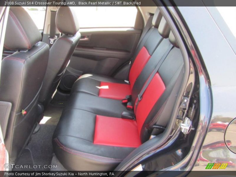 Black Pearl Metallic / SWT Black/Red 2008 Suzuki SX4 Crossover Touring AWD