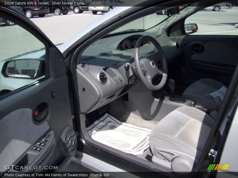 Silver Nickel / Gray 2006 Saturn ION 3 Sedan