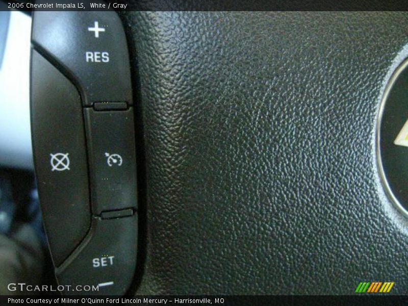White / Gray 2006 Chevrolet Impala LS