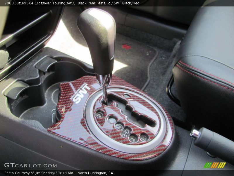 Black Pearl Metallic / SWT Black/Red 2008 Suzuki SX4 Crossover Touring AWD