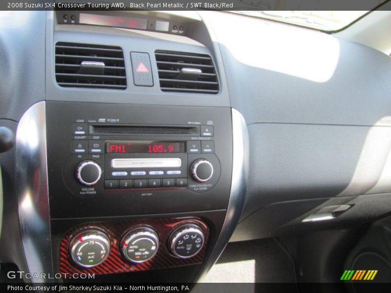 Black Pearl Metallic / SWT Black/Red 2008 Suzuki SX4 Crossover Touring AWD