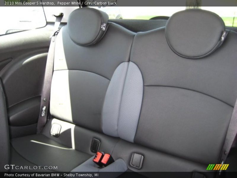 Pepper White / Grey/Carbon Black 2010 Mini Cooper S Hardtop