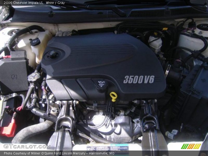 White / Gray 2006 Chevrolet Impala LS