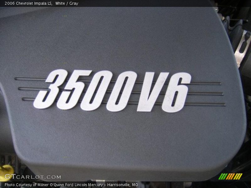 White / Gray 2006 Chevrolet Impala LS