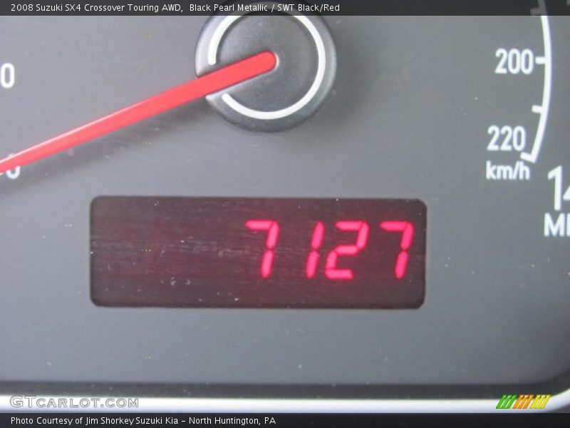 Black Pearl Metallic / SWT Black/Red 2008 Suzuki SX4 Crossover Touring AWD