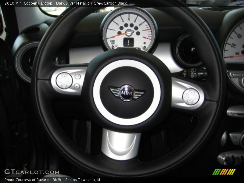 Dark Silver Metallic / Grey/Carbon Black 2010 Mini Cooper Hardtop