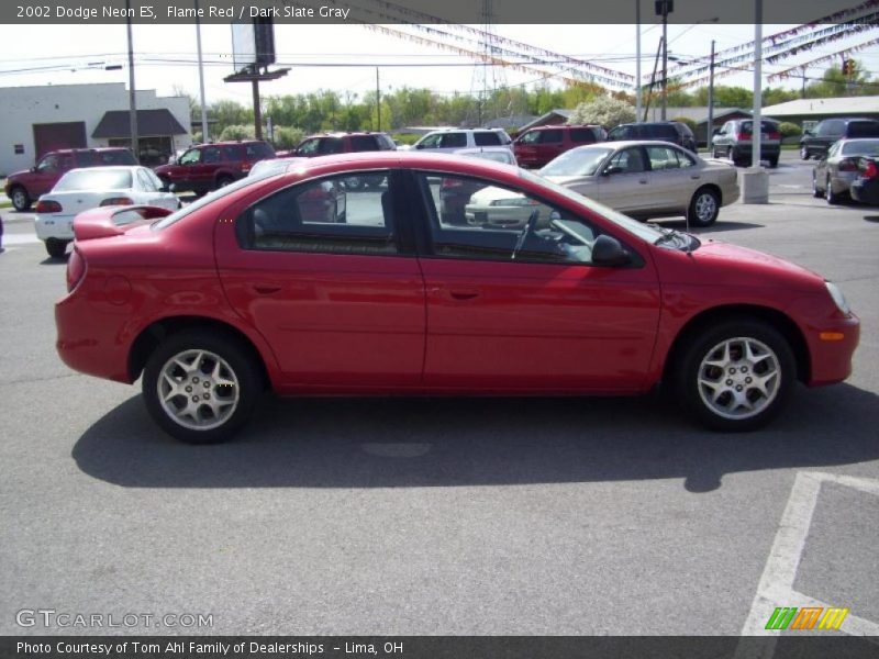 Flame Red / Dark Slate Gray 2002 Dodge Neon ES