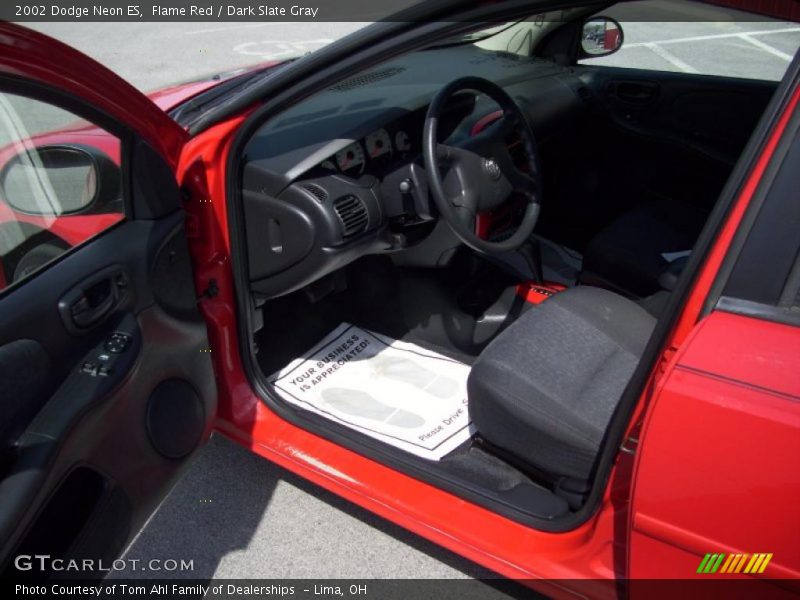 Flame Red / Dark Slate Gray 2002 Dodge Neon ES