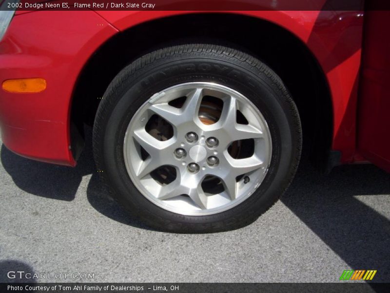 Flame Red / Dark Slate Gray 2002 Dodge Neon ES