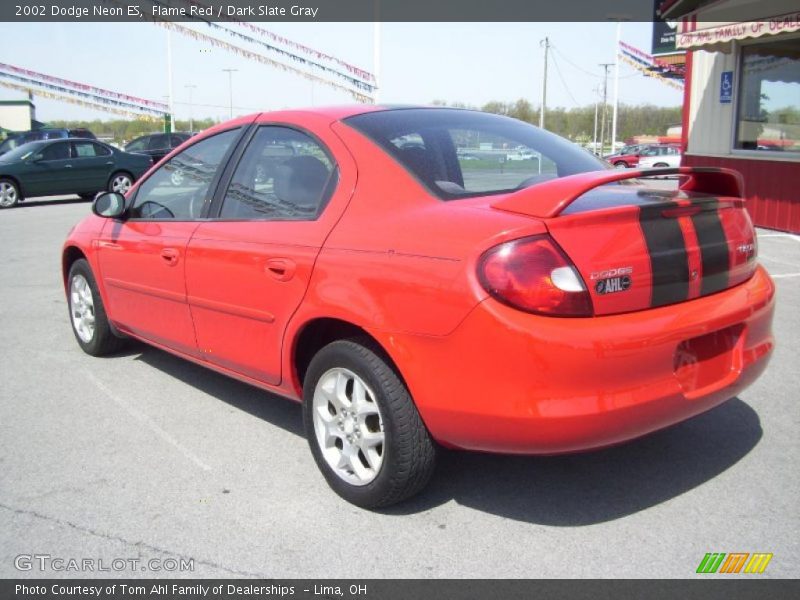 Flame Red / Dark Slate Gray 2002 Dodge Neon ES
