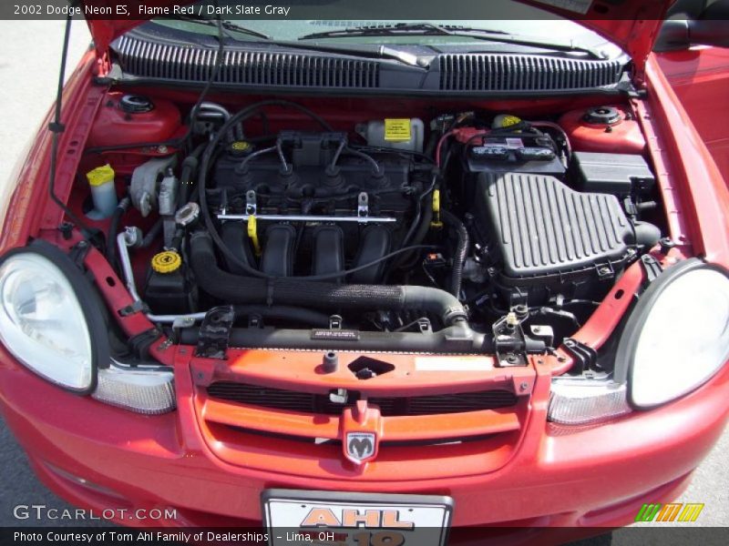 Flame Red / Dark Slate Gray 2002 Dodge Neon ES