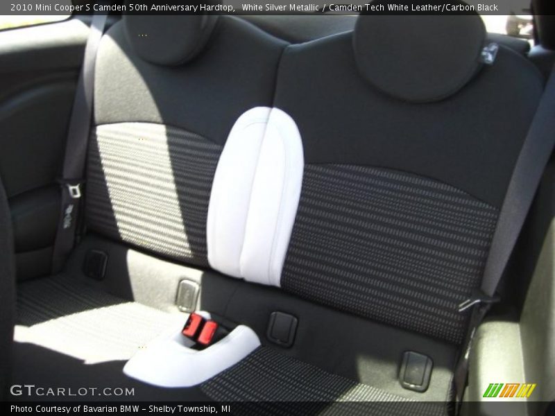 White Silver Metallic / Camden Tech White Leather/Carbon Black 2010 Mini Cooper S Camden 50th Anniversary Hardtop