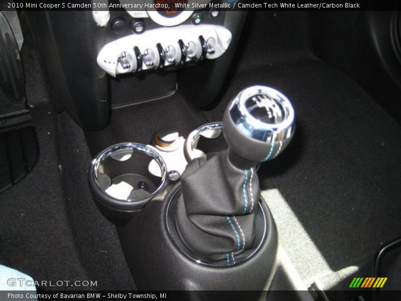 White Silver Metallic / Camden Tech White Leather/Carbon Black 2010 Mini Cooper S Camden 50th Anniversary Hardtop