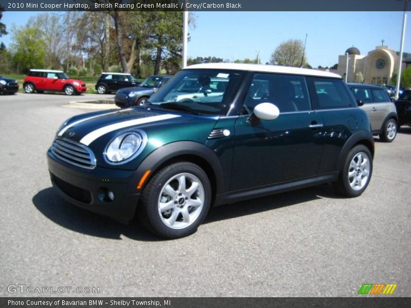 British Racing Green Metallic / Grey/Carbon Black 2010 Mini Cooper Hardtop