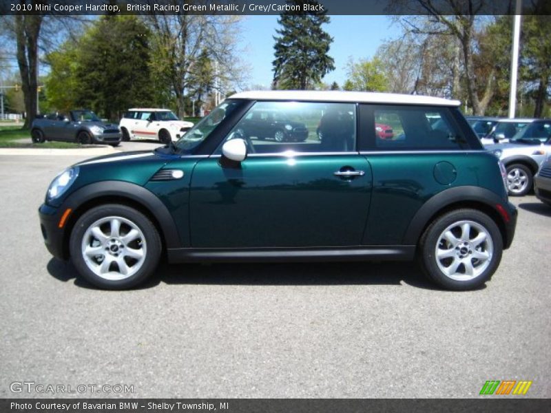 British Racing Green Metallic / Grey/Carbon Black 2010 Mini Cooper Hardtop