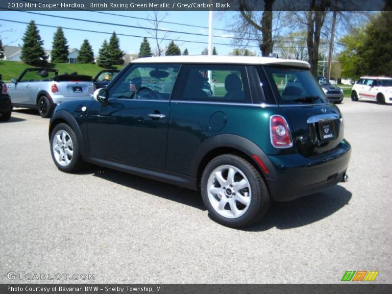 British Racing Green Metallic / Grey/Carbon Black 2010 Mini Cooper Hardtop