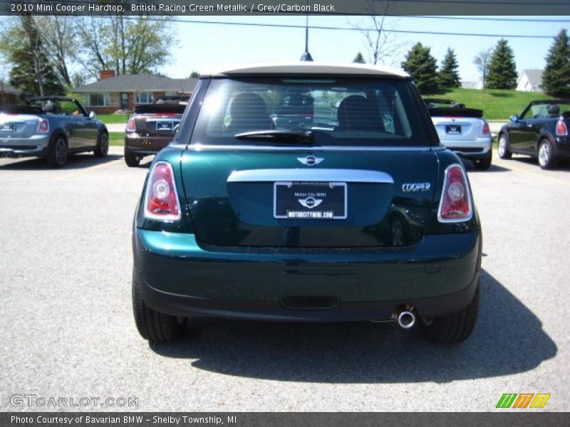 British Racing Green Metallic / Grey/Carbon Black 2010 Mini Cooper Hardtop