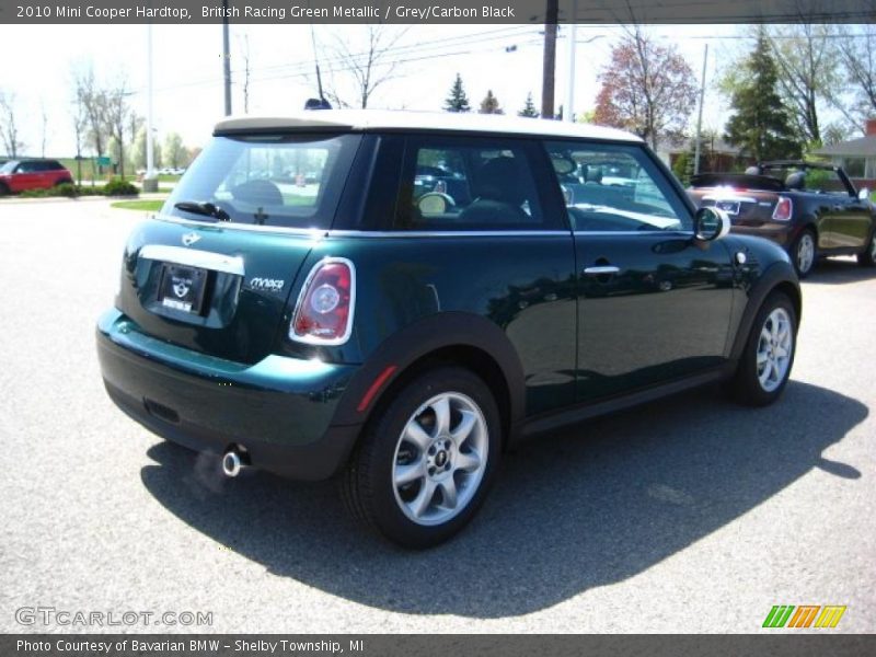 British Racing Green Metallic / Grey/Carbon Black 2010 Mini Cooper Hardtop