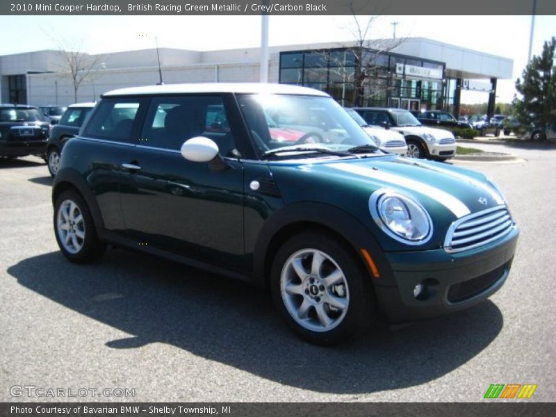 British Racing Green Metallic / Grey/Carbon Black 2010 Mini Cooper Hardtop