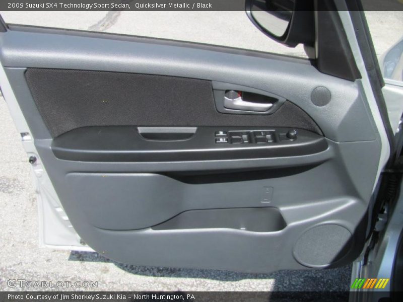 Quicksilver Metallic / Black 2009 Suzuki SX4 Technology Sport Sedan