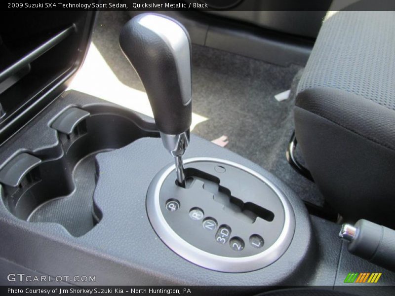 Quicksilver Metallic / Black 2009 Suzuki SX4 Technology Sport Sedan
