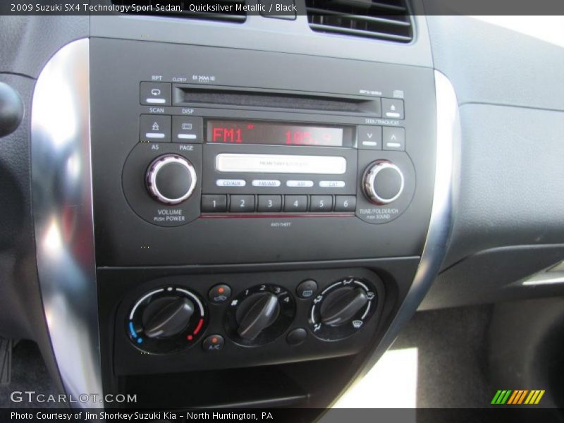 Quicksilver Metallic / Black 2009 Suzuki SX4 Technology Sport Sedan