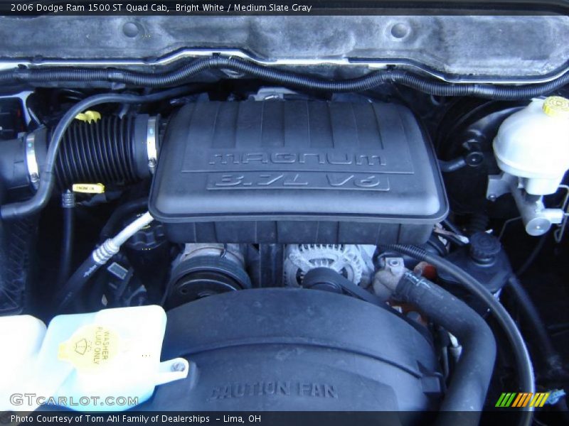 Bright White / Medium Slate Gray 2006 Dodge Ram 1500 ST Quad Cab