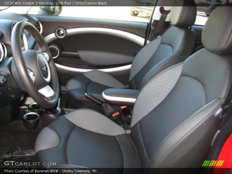 Chili Red / Grey/Carbon Black 2010 Mini Cooper S Hardtop