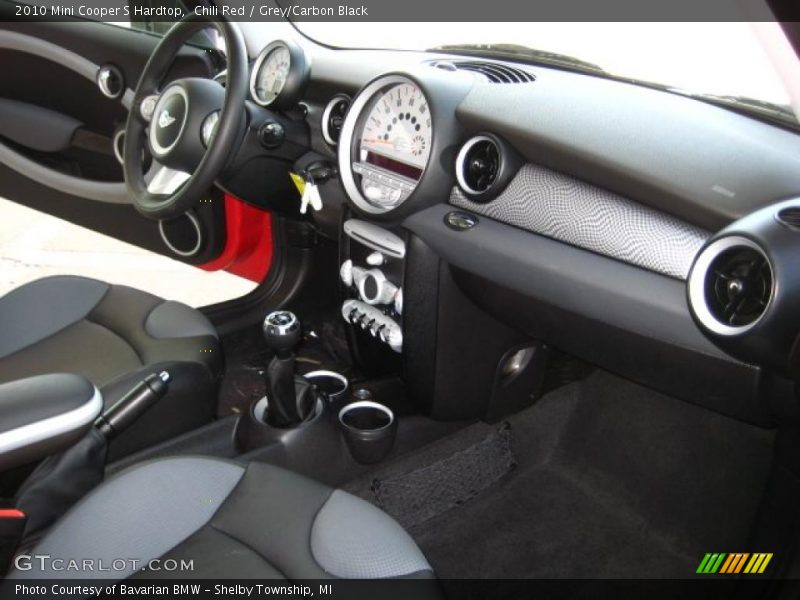 Chili Red / Grey/Carbon Black 2010 Mini Cooper S Hardtop