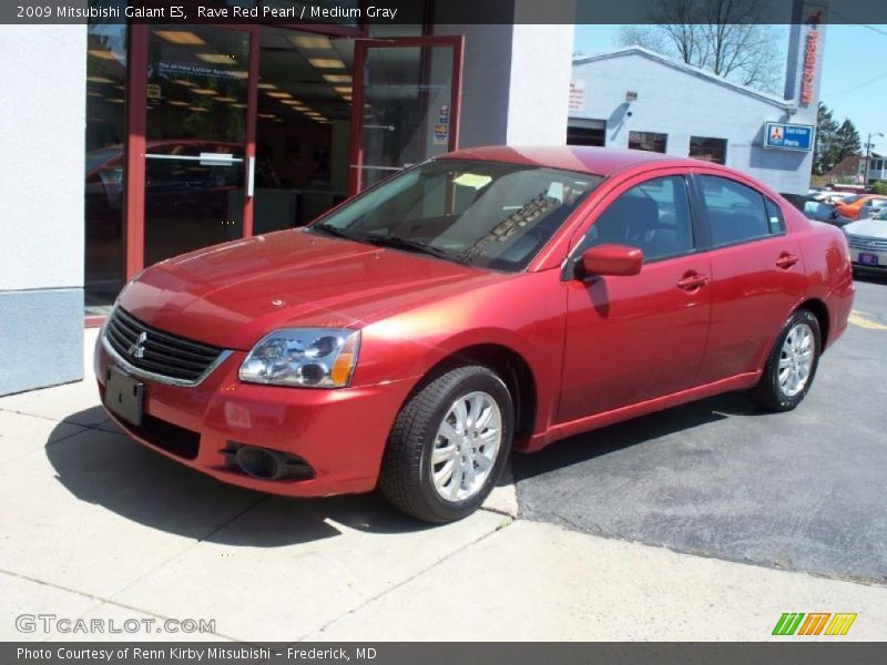 Rave Red Pearl / Medium Gray 2009 Mitsubishi Galant ES