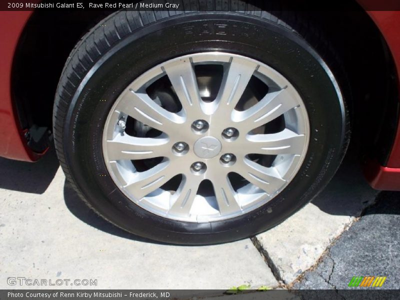 Rave Red Pearl / Medium Gray 2009 Mitsubishi Galant ES