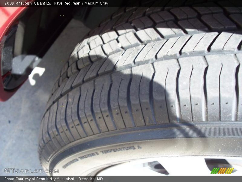 Rave Red Pearl / Medium Gray 2009 Mitsubishi Galant ES