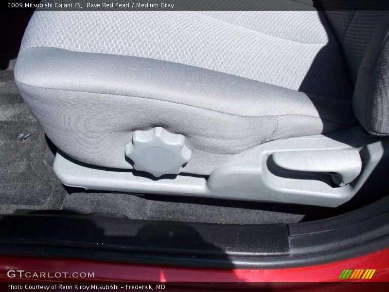 Rave Red Pearl / Medium Gray 2009 Mitsubishi Galant ES