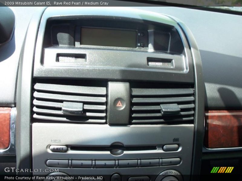 Rave Red Pearl / Medium Gray 2009 Mitsubishi Galant ES